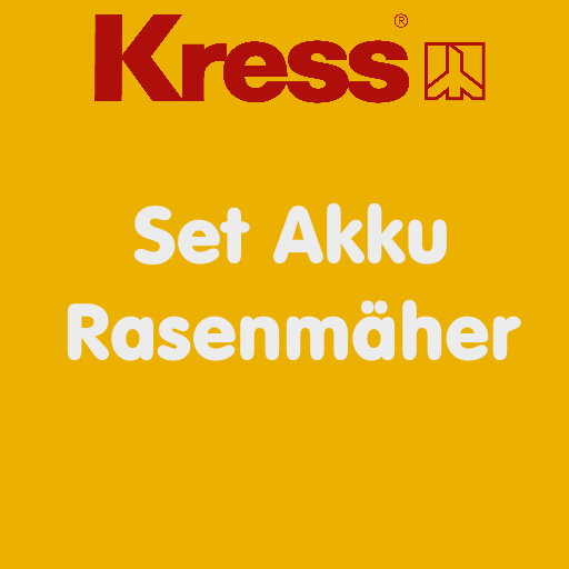 KRESS Akku-Rasenmäher 60V Set