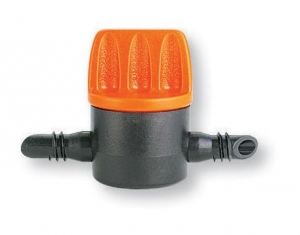 Ventil für Mikroleitungen beidseits Steckanschluss 4 mm